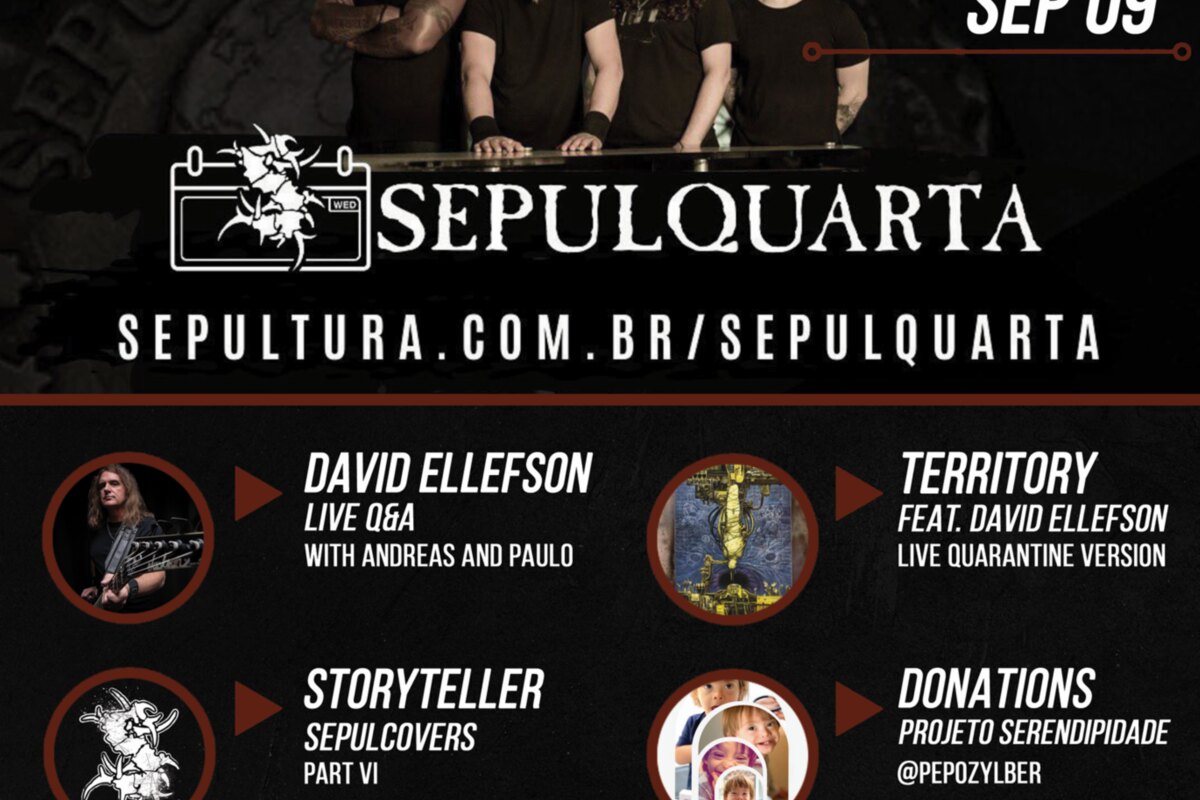 Sepultura welcomes David Ellefson to the Sepulquarta Sessions!