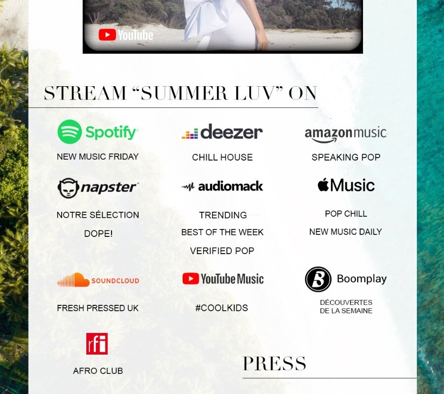 Juliet Ariel new single " Summer Luv" and video 