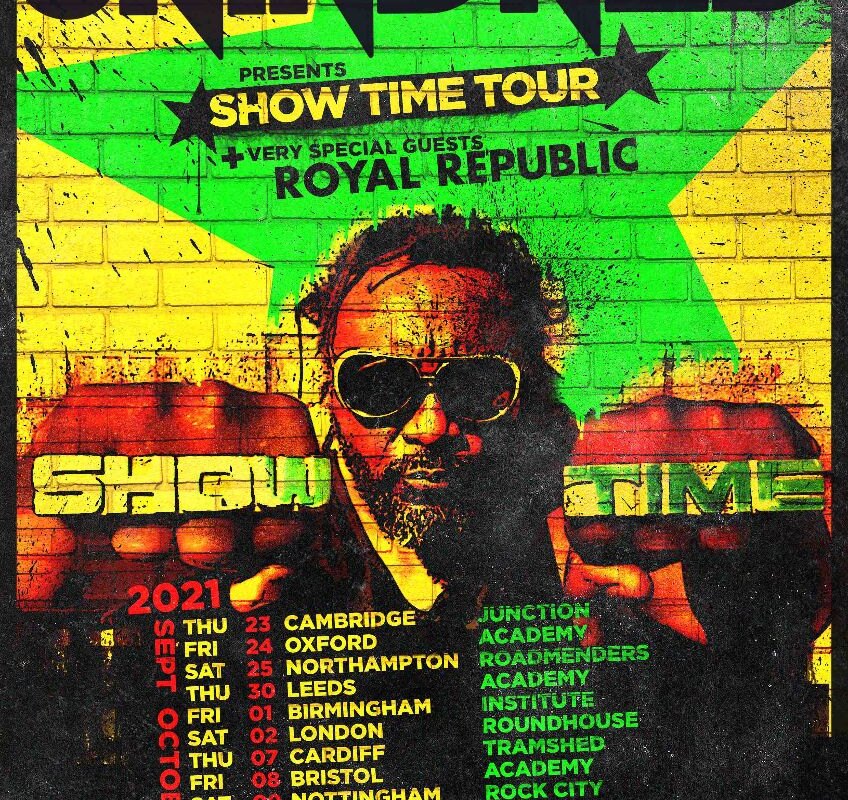 Skindred announce September 2021 'Showtime Tour'