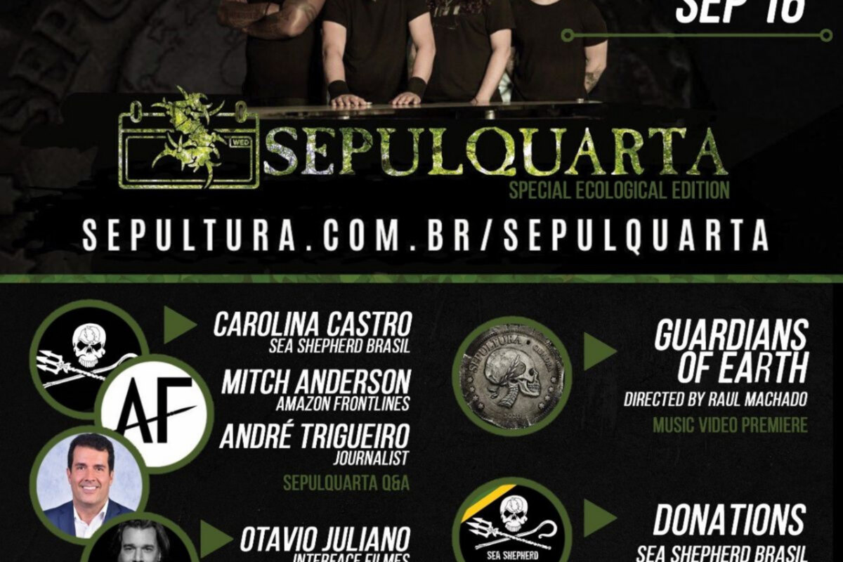 Sepultura present special environmental Sepulquarta!