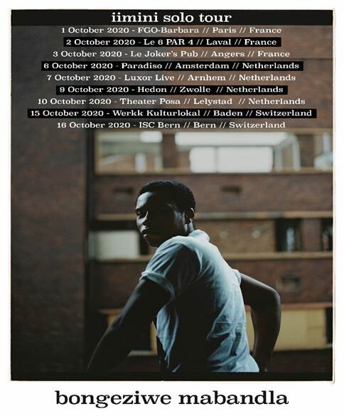 Bongeziwe Mabandla speelt 4 Nederlandse shows!