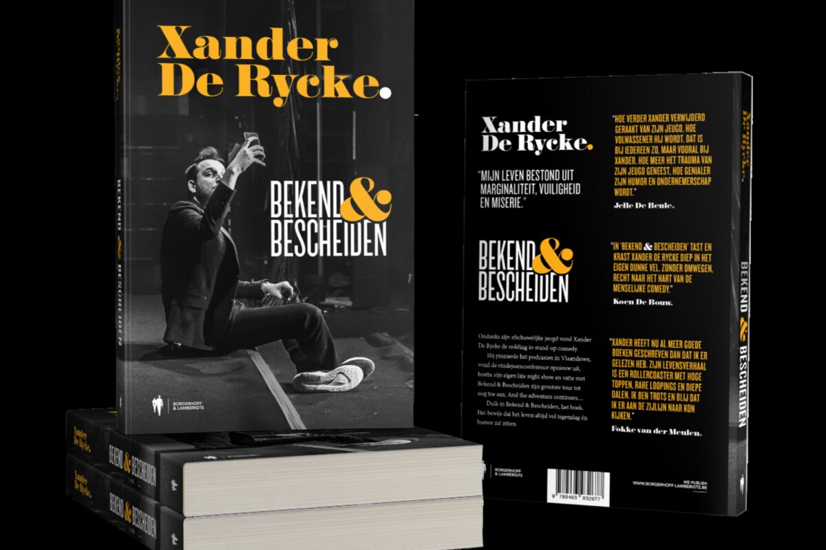 Xander De Rycke brengt biografie 'Bekend & Bescheiden' uit