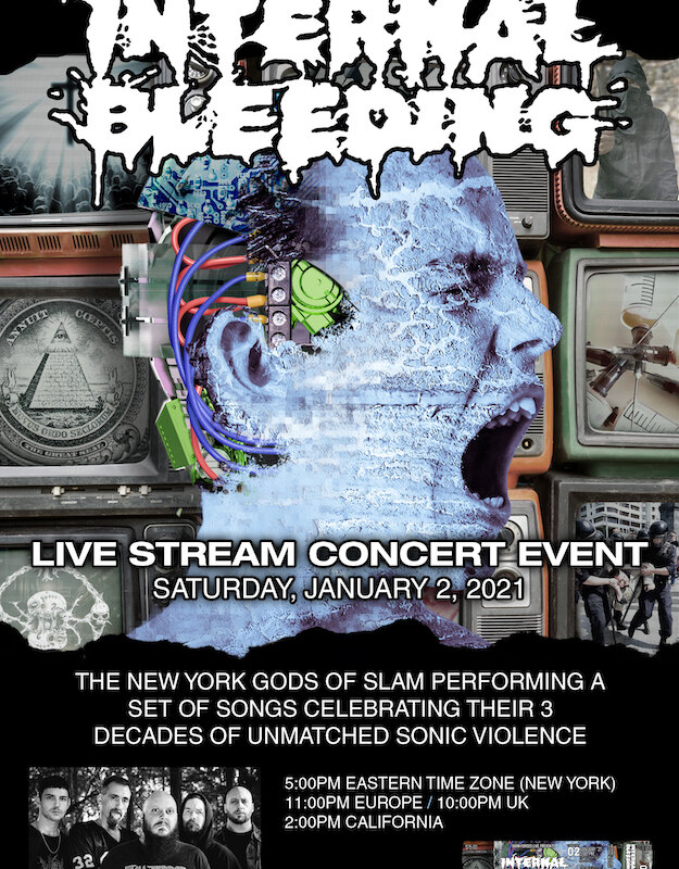 Internal Bleeding partner with Dark Forces Live for inaugural livestream event this January