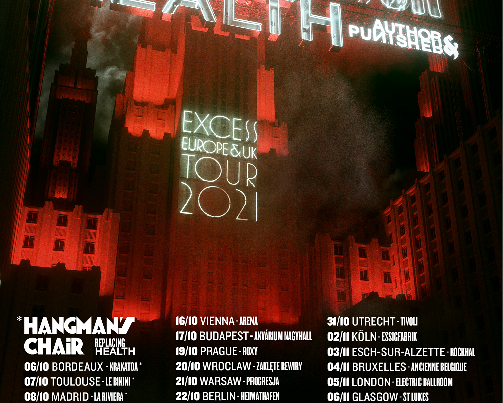 Perturbator headline tour w/ Health + Author & Punisher