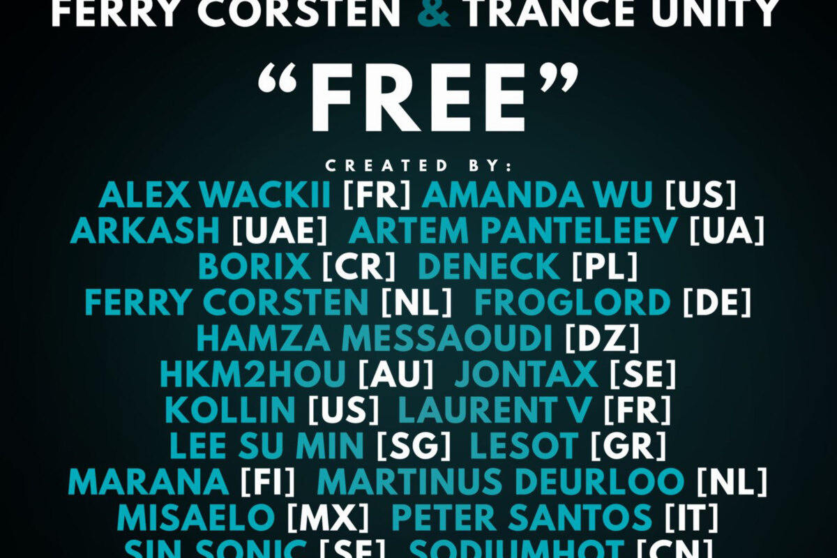 Ferry Corsten drafts in fans from around the world to work with him on collaborative single 'Free'
