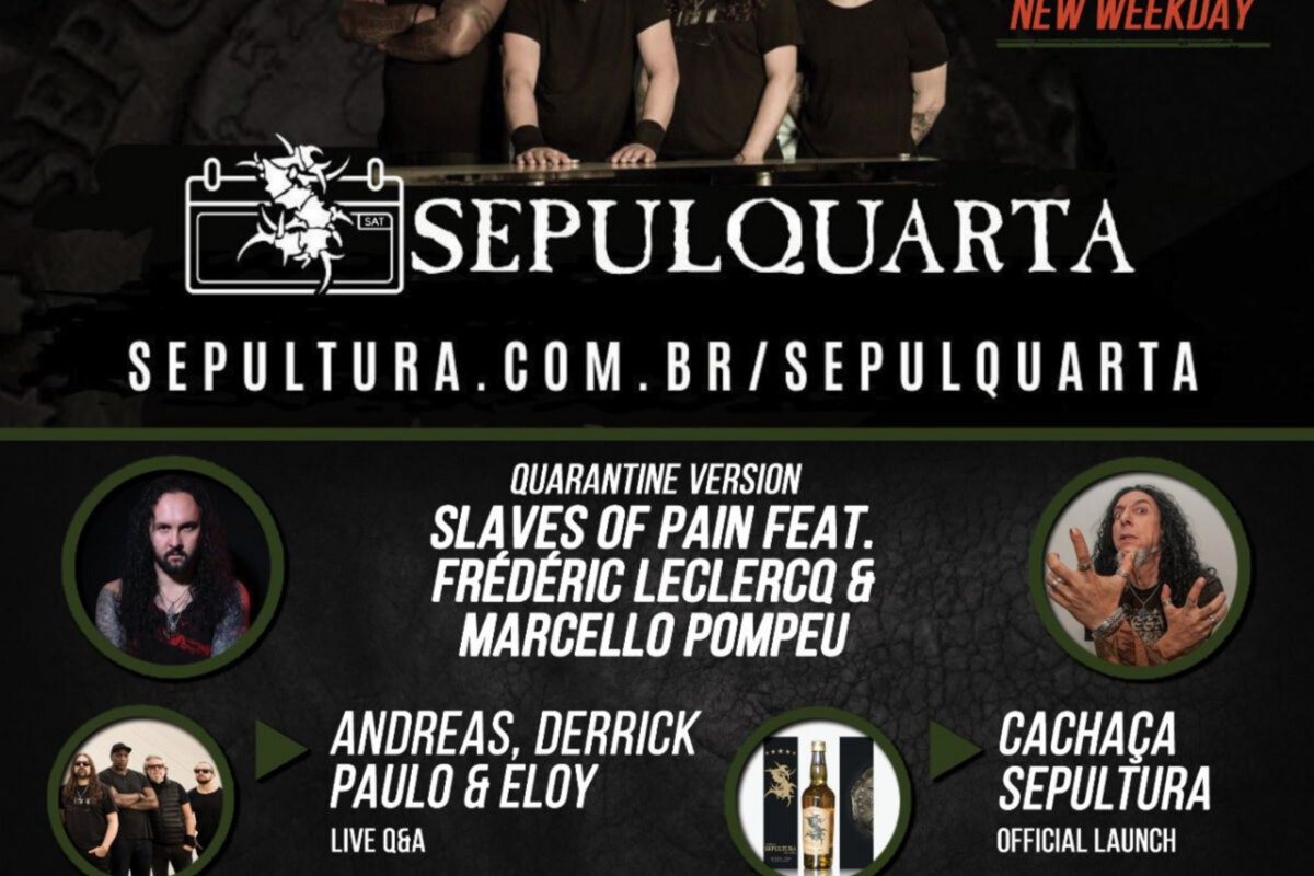 Sepultura welcomes Frédéric LeClerq and Marcello Pompeu to 2020's last SepulQuarta!
