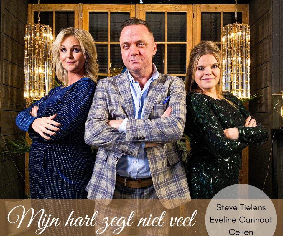 Steve Tielens vormt (muzikaal) trio met Eveline Cannoot en Celien voor nieuwe single 'Mijn hart zegt niet veel'