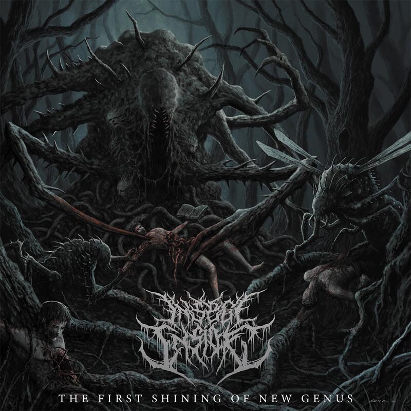 Insect Inside unleash their debut of colossal, brutal death metal - The First Shining Of New Genus - through Gore House Productions