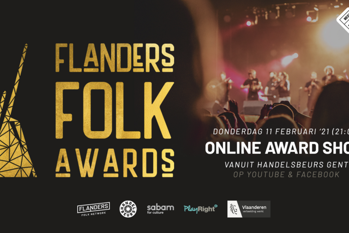 Online award show Flanders Folk Awards 2021