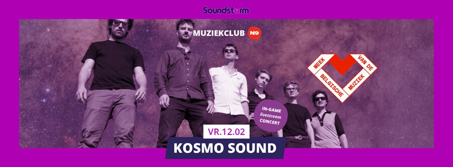 Kosmo Sound speelt op 12 februari een in-game livestream show 