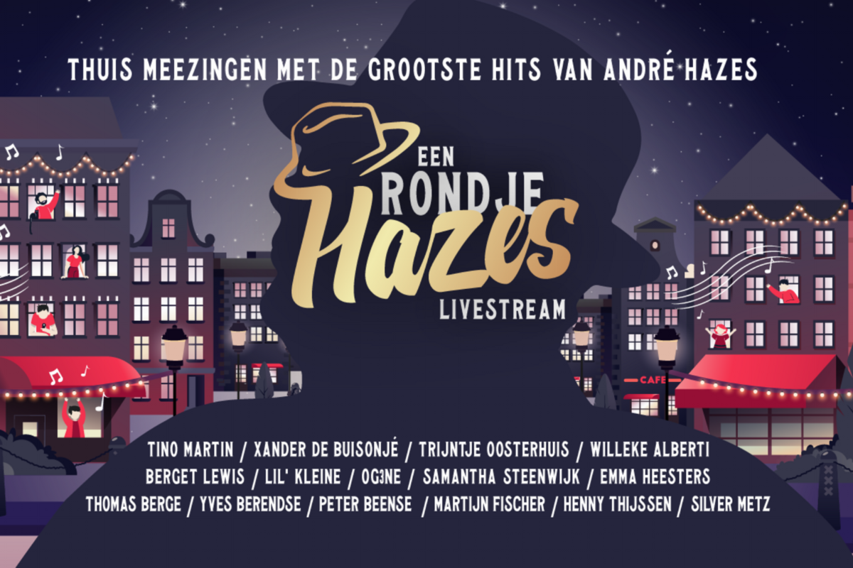 Indrukwekkende line-up aan artiesten tijdens jubileumfeest voor André Hazes