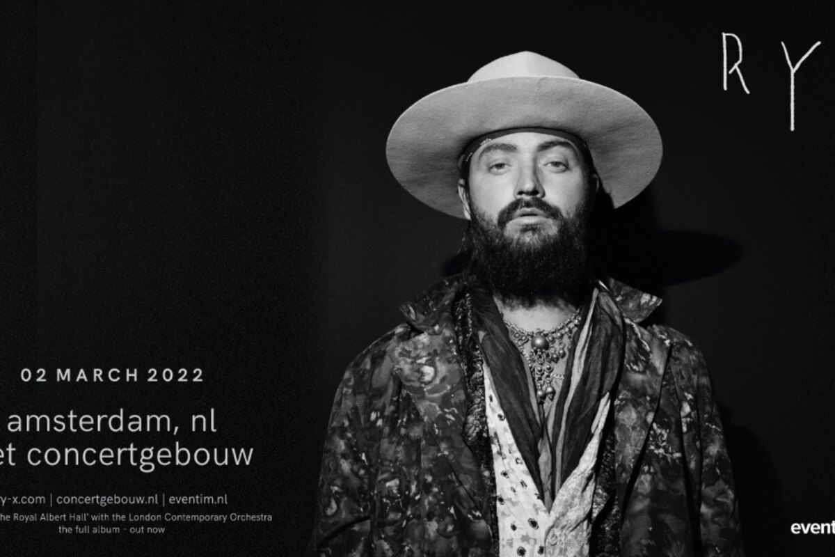 Singer-songwriter RY X naar het Concertgebouw en TivoliVredenburg 
