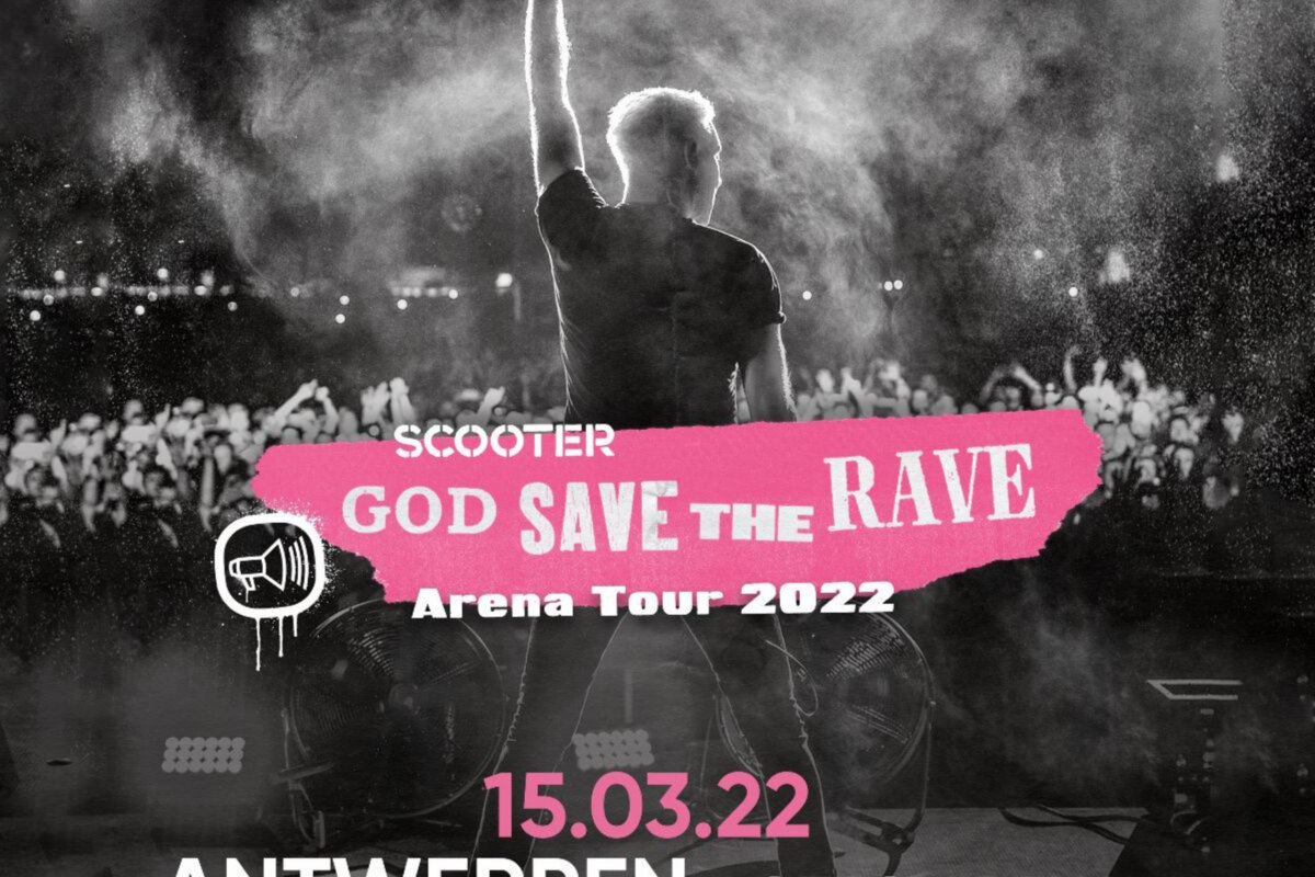 Duitse hitmachine Scooter op 15 maart 2022 in Lotto Arena Antwerpen
