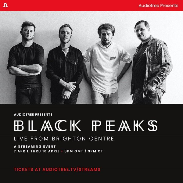 Black Peaks Announce 'Live At The Brighton Centre', An Incredibly Special Live Stream Event Presented By Audiotree On April 7th