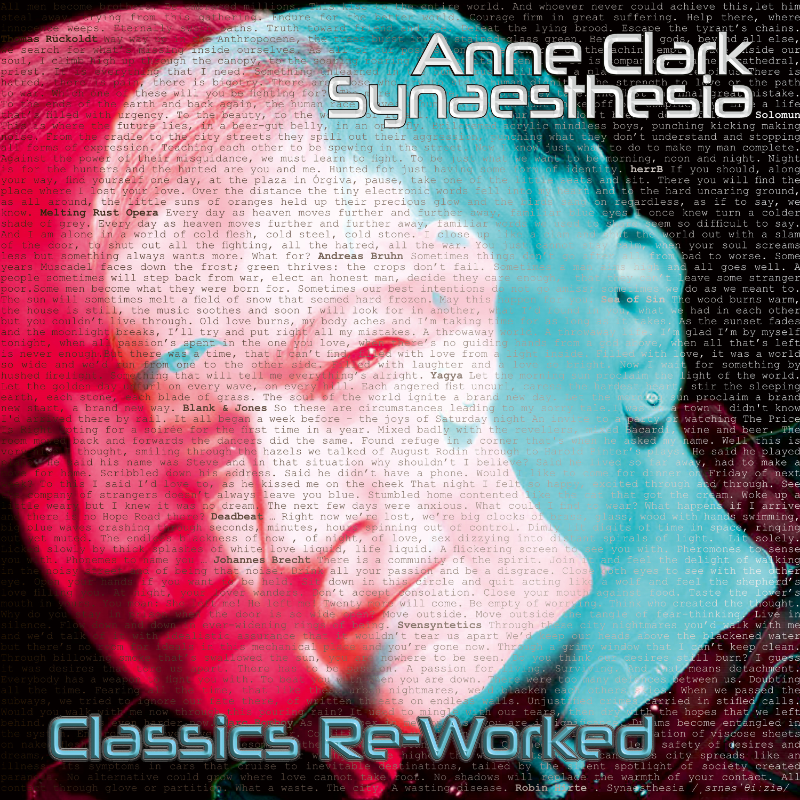 Anne Clark announces new album "Synaesthesia - Anne Clark Classics Re-Worked"  for May 28th