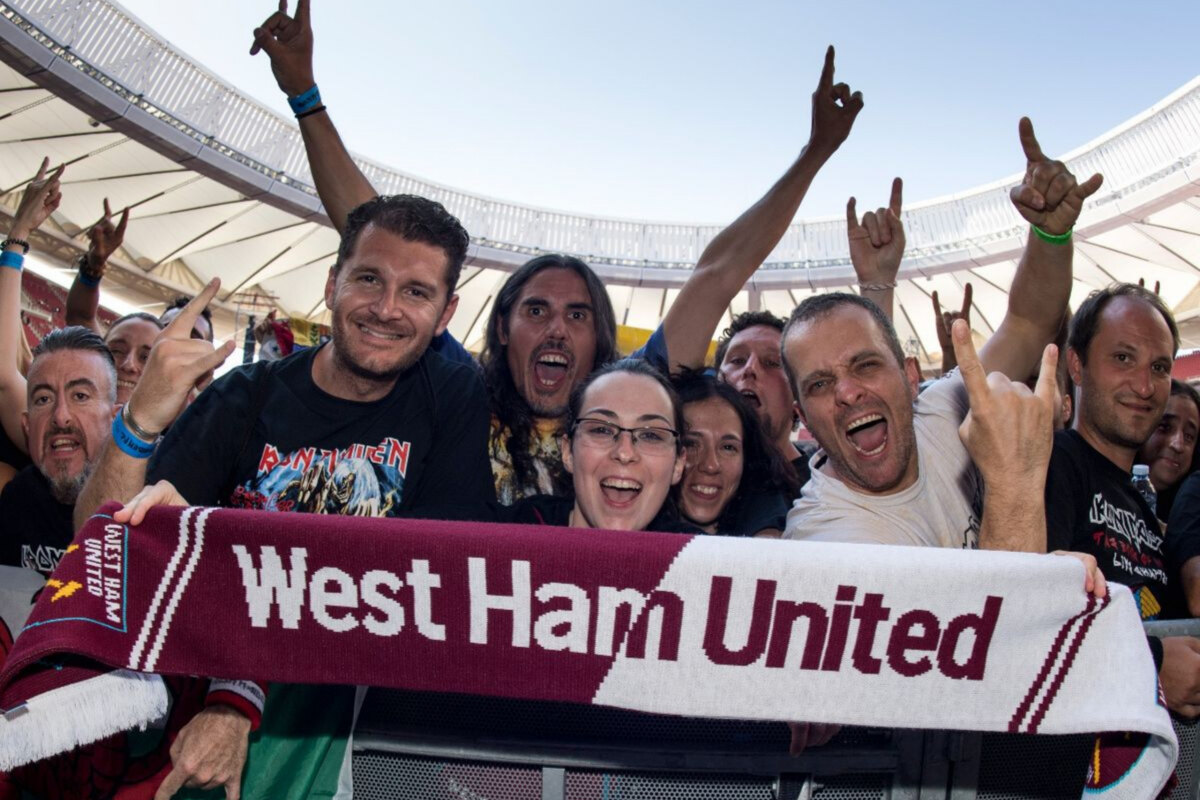 Iron Maiden and West Ham United launch new 'Away Shirt' and training range