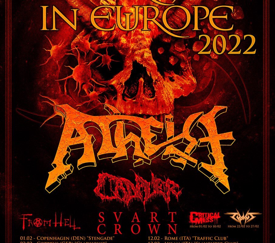 Cadaver announce dates for rescheduled European tour with Atheist in early 2022