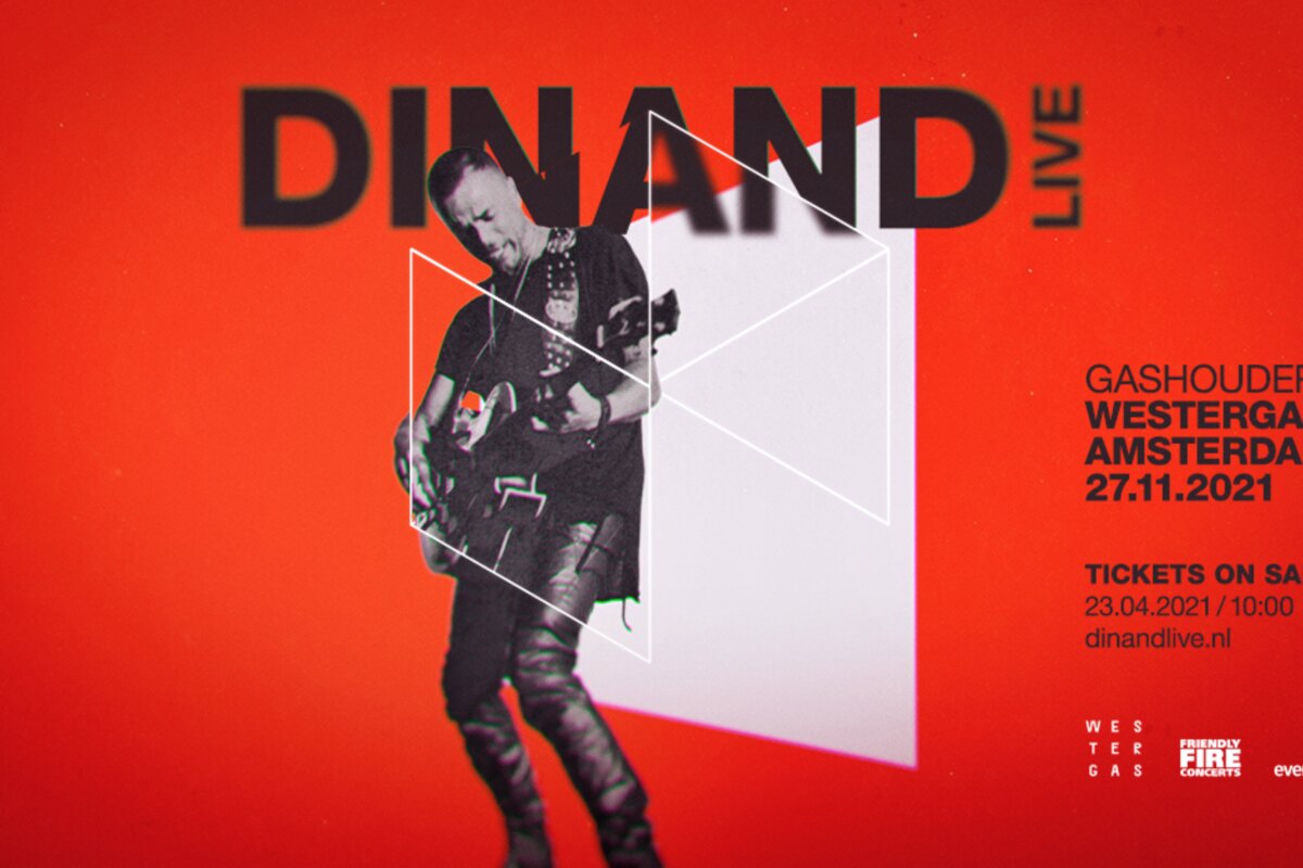 DINAND met eerste soloalbum in aantocht naar de Gashouder Amsterdam