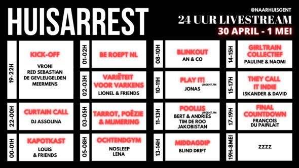 Café HUIS biedt alternatief voor wie op 1 mei al op café wou