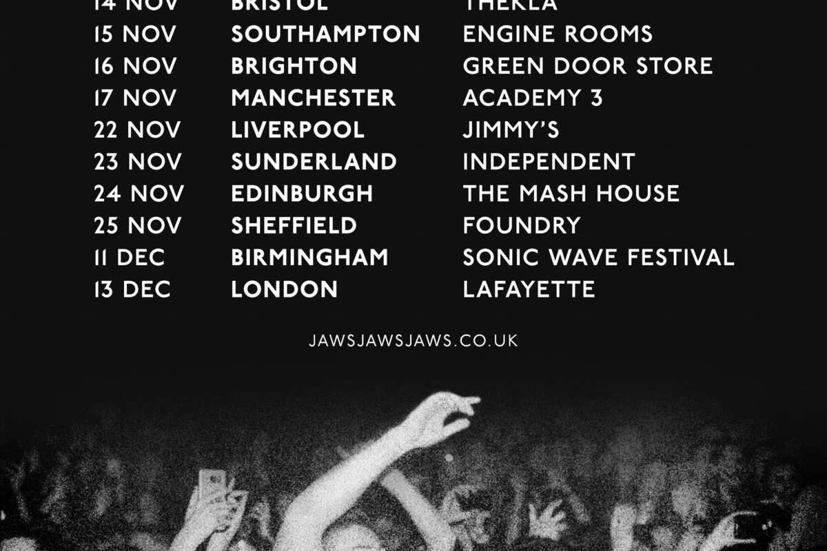 Jaws Announce Winter 2021 UK Tour Dates + Limited Edition Photo Book