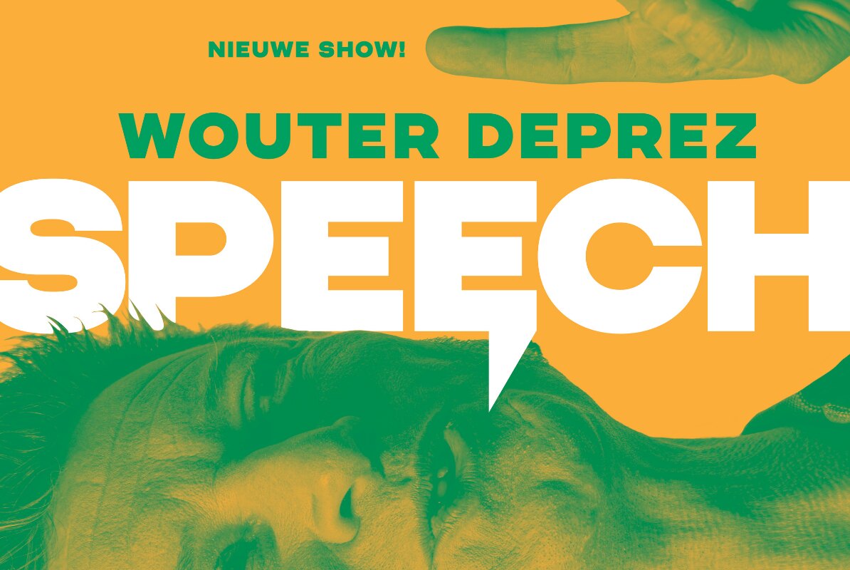 Wouter Deprez kondigt nieuwe voorstelling 'Speech' aan