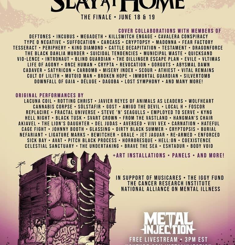 Ligature Marks Added to Metal Injection's of Slay at Home Fest Finale!
