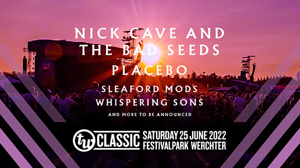Nick Cave And The Bad Seeds headliner op TW Classic 2022 - Ook Placebo op de affiche