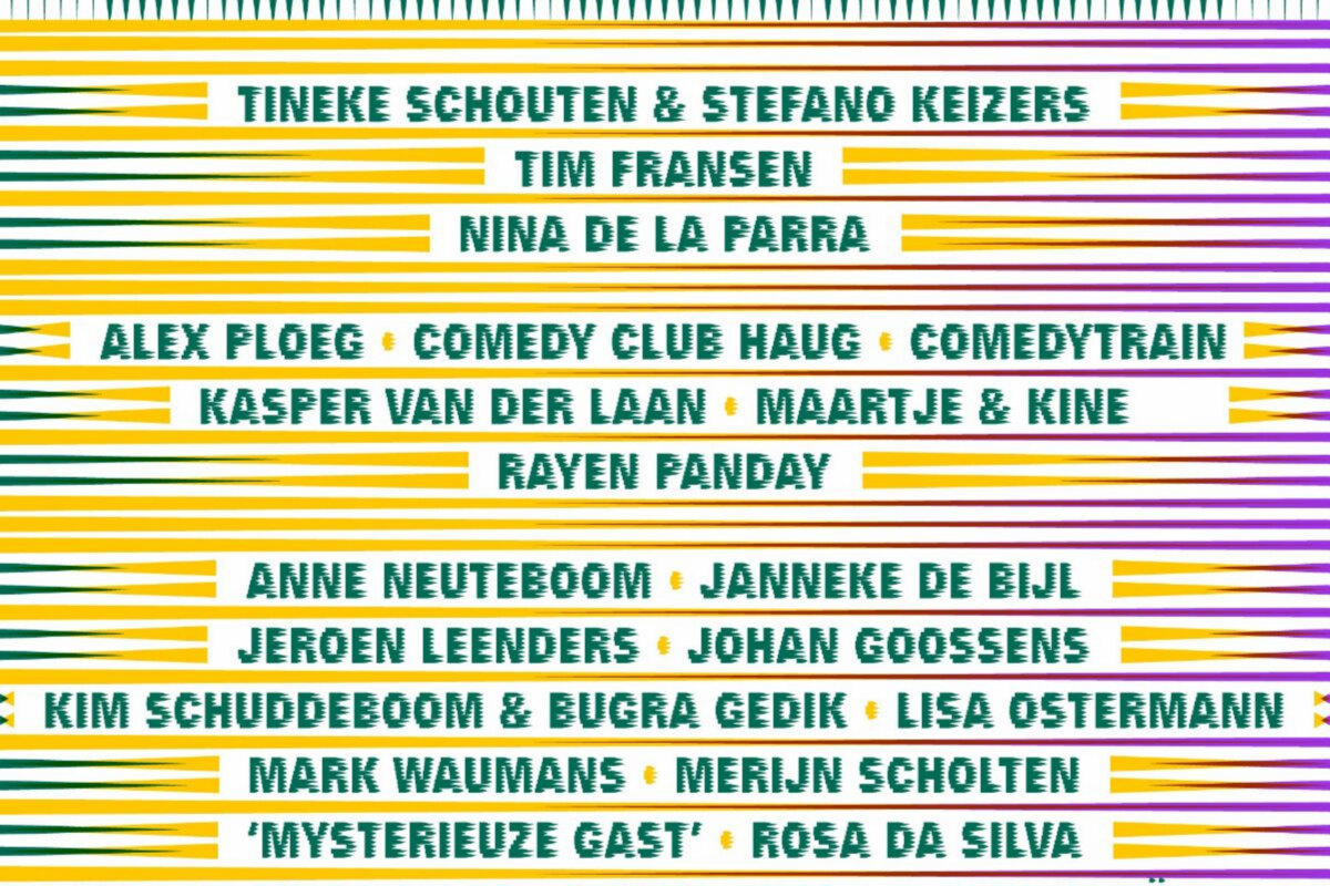 Het comedyprogramma voor Lowlands 2021