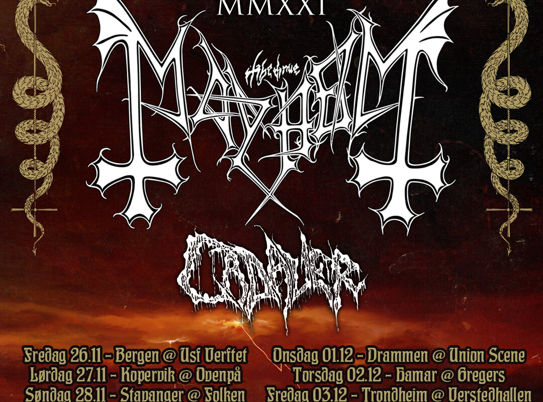Cadaver confirmed for Mayhem tour & Infernal Resurrection Fest
