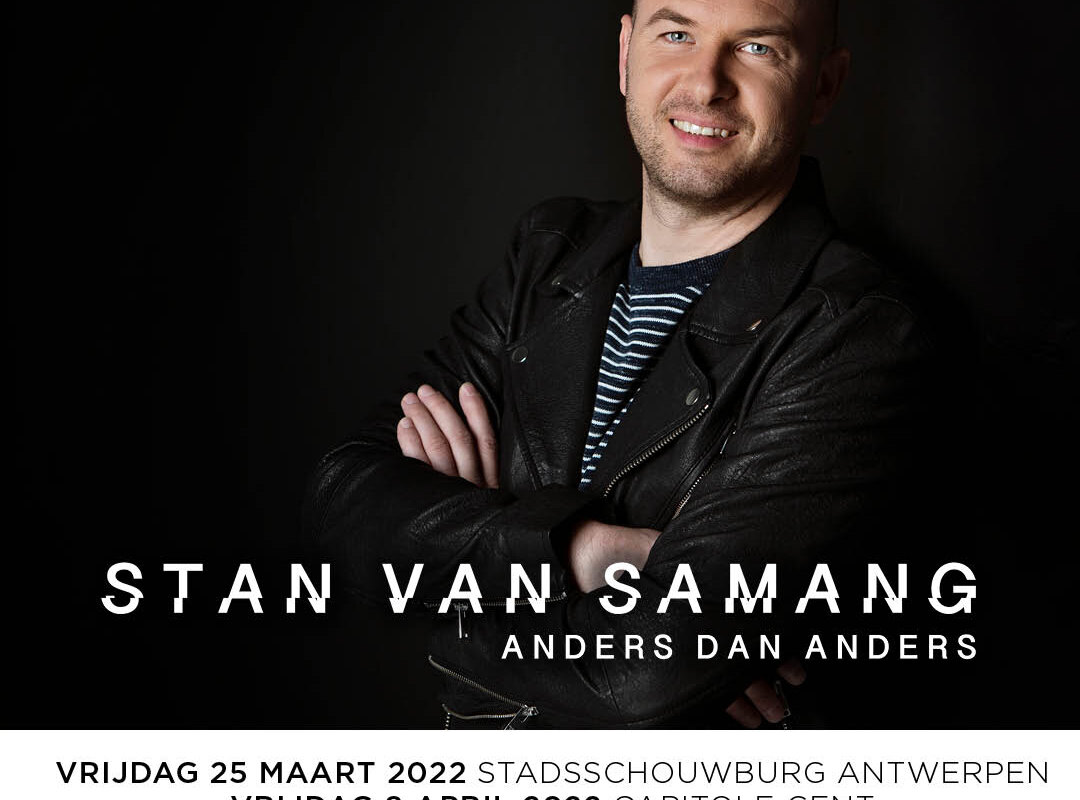 Stan Van Samang kondigt theatertournee 'Anders dan anders' aan