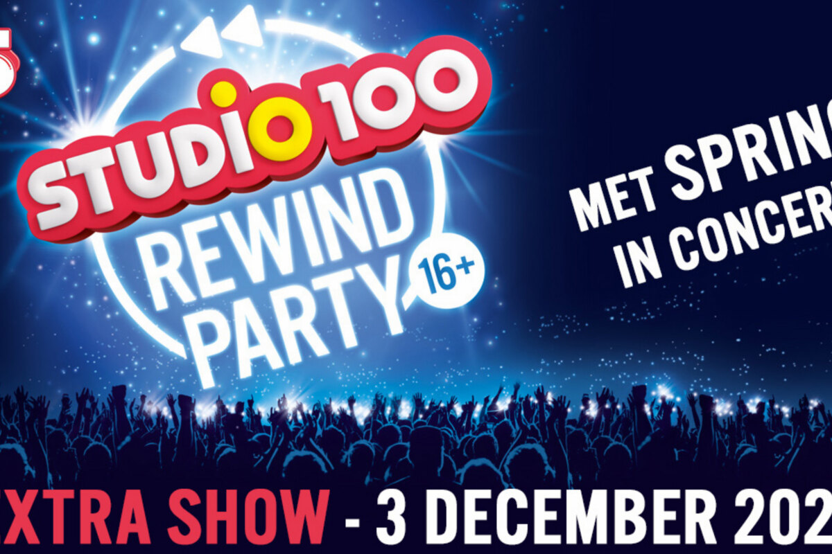 Opnieuw extra Studio 100 Rewind Party aangekondigd in Sportpaleis!