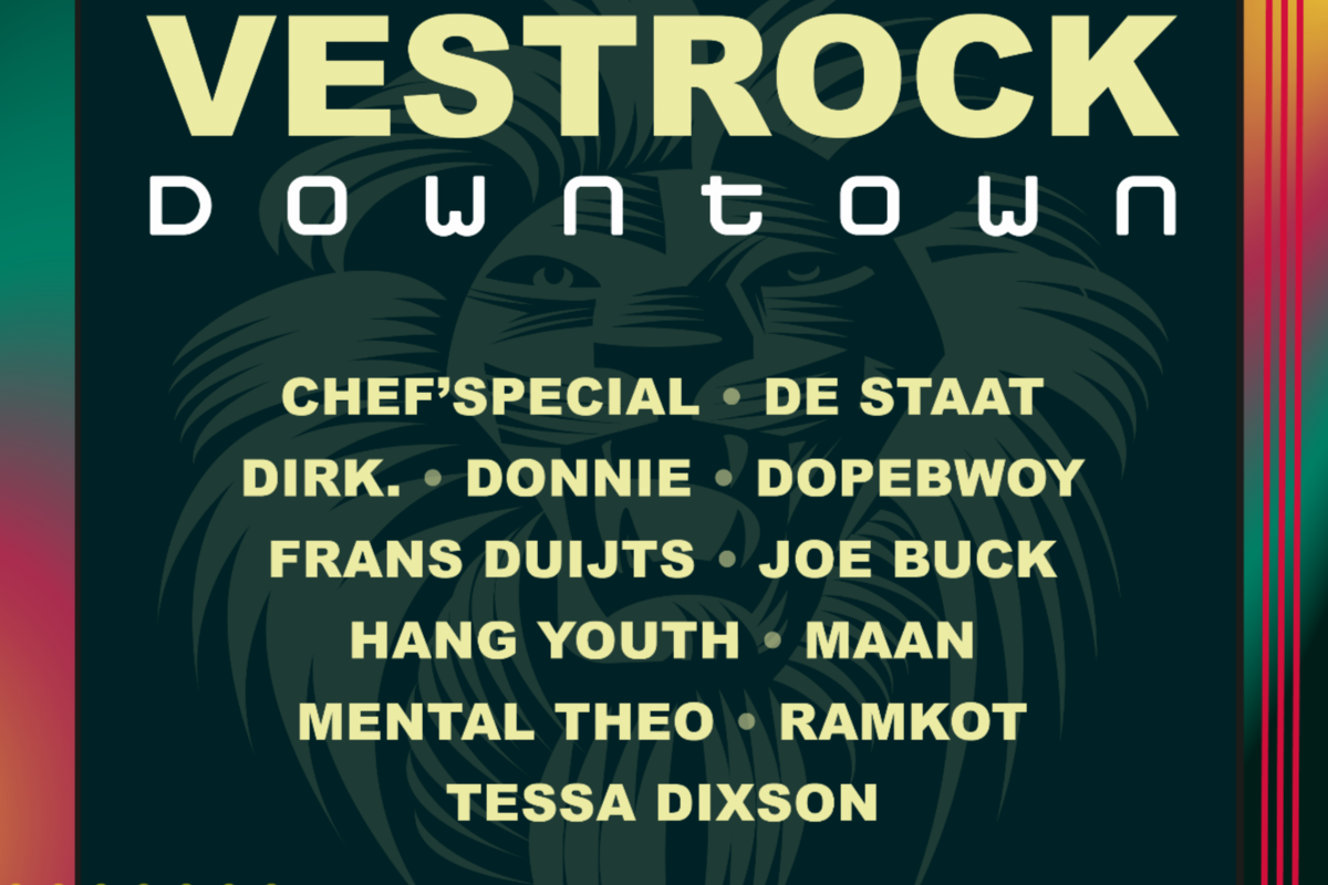 Eerste namen Vestrock Downtown 2021: o.a. Chef'Special, De Staat, Maan
