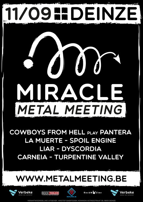 Announcement headliner for Miracle Metal Meeting 2021.....!!!