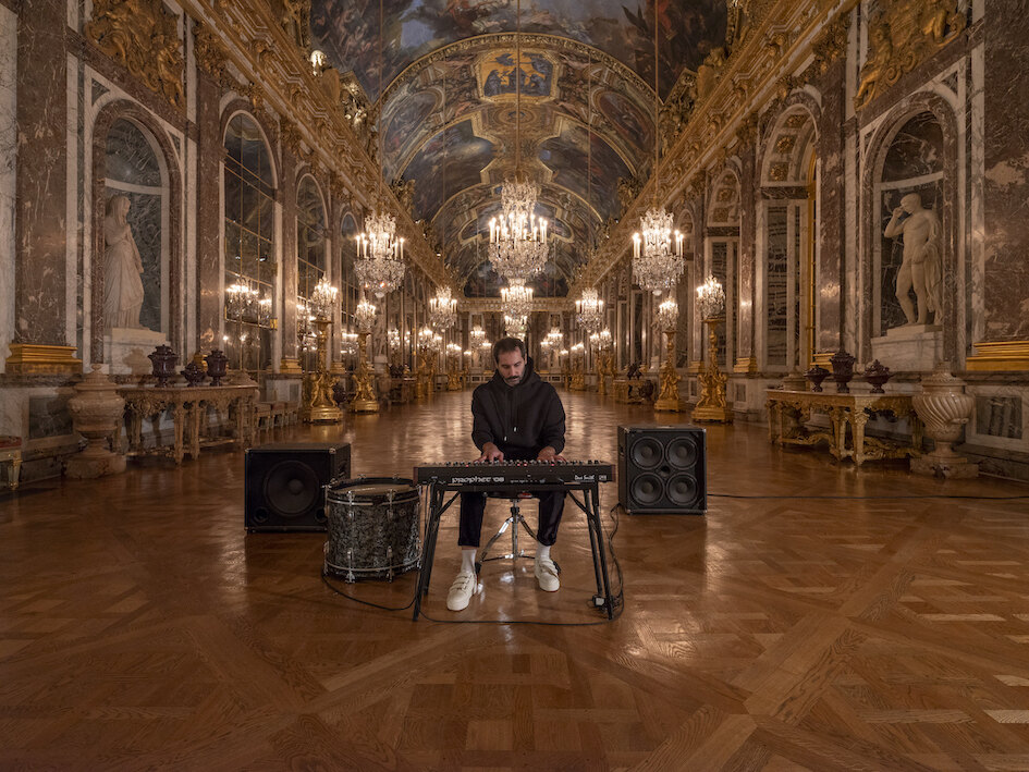The Palace of Versailles welcomes Parisian composer & producer Saycet to recreate an acoustic adaptation of electronic track 'Solaris'