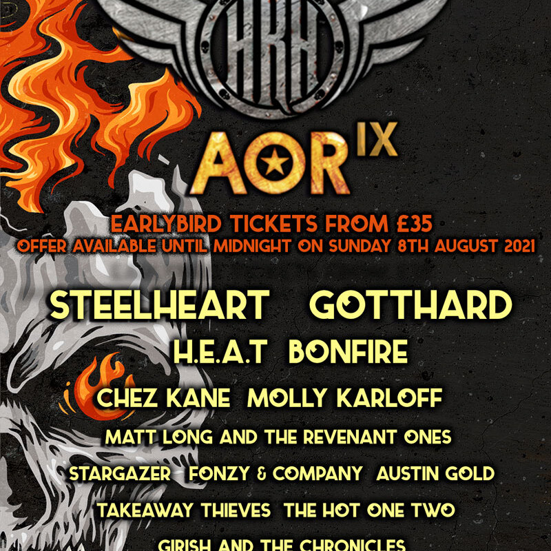 HRH AOR 9 Announce Festival Line-Up 2022 With Steelheart, Gotthard, H.E.A.T., Bonfire And More On Its 9th Melodic Crusade