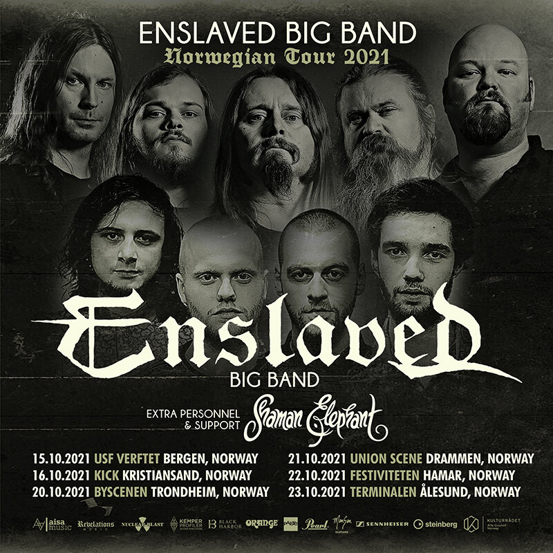 Enslaved announce Norwegian 'BIG BAND TOUR 2021' for October