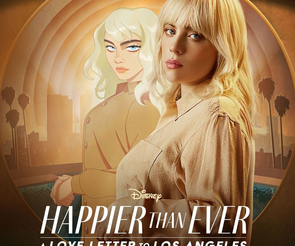 Disney+ lanceert officiële trailer voor de Billie Eilish Concertbeleving ''Happier Than Ever: a Love Letter to Los Angeles"