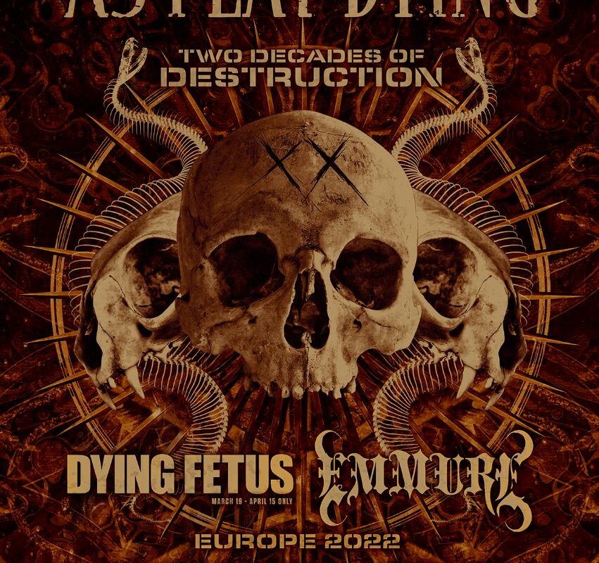 As I Lay Dying announces "The Two Decades Of Destruction" 2022 European Tour
