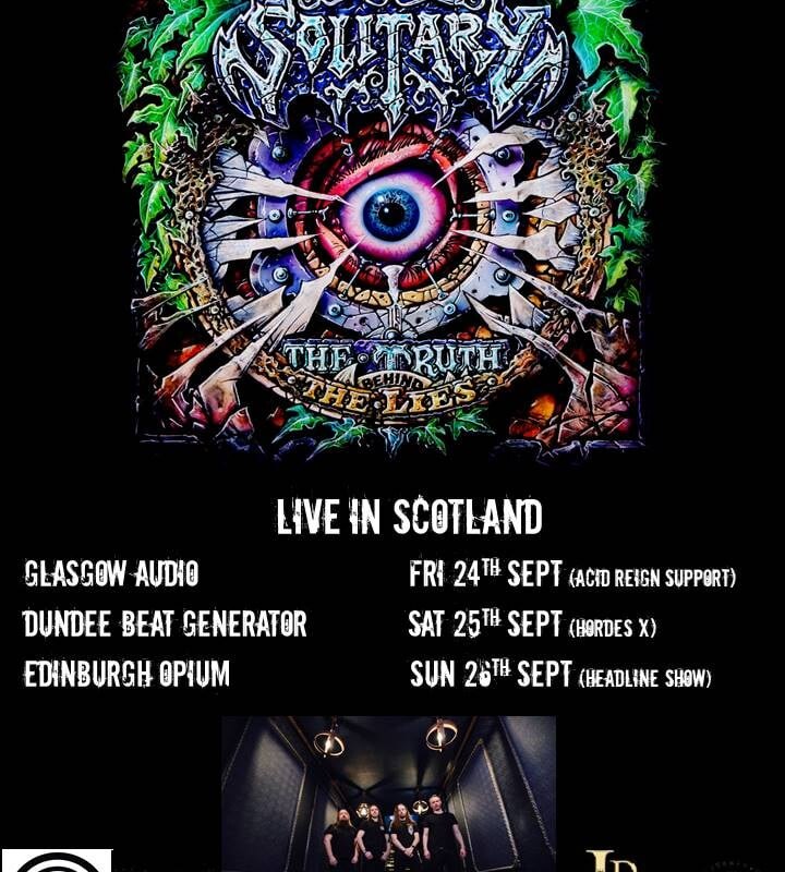 Solitary head north for a triple thrash attack on Scotland - including dates with Acid Reign