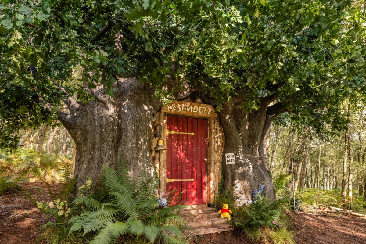 Een huis op maat van Disney’s Winnie de Poeh in het echte Honderd Bunderbos via Airbnb
