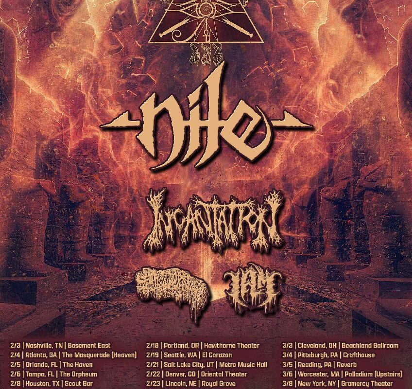 Death Metal Icons NILE Sign Worldwide Contract with Napalm Records, Announce 2022 U.S. Tour