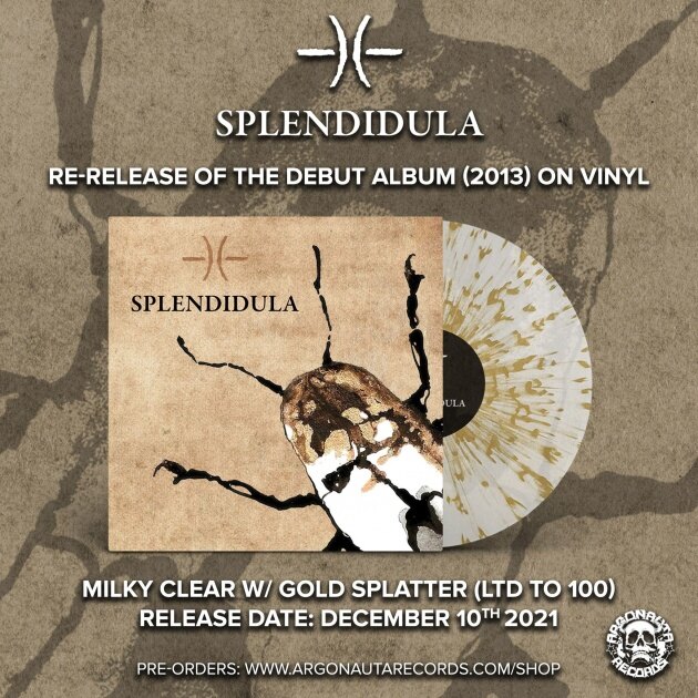 Belgian Doom Metal Act Splendidula To Reissue Debut Album as Special Vinyl Edition!