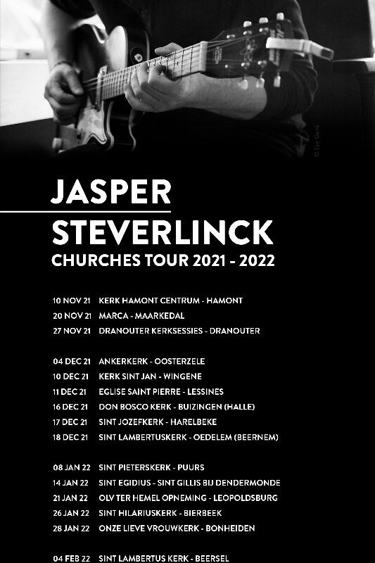 Jasper Steverlinck is klaar voor Churches Tour