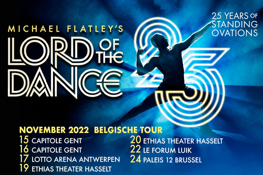 Michael Flatley's Lord of The Dance komt terug naar België in november 2022