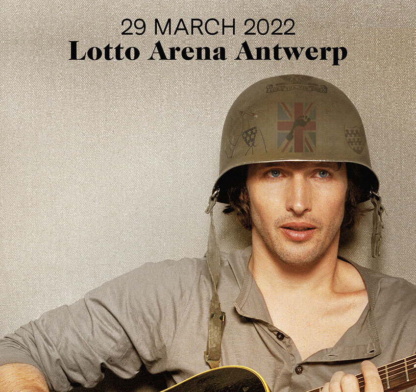 James Blunt 'Greatest Hits' in de Lotto Arena Antwerpen op 29 maart 2022