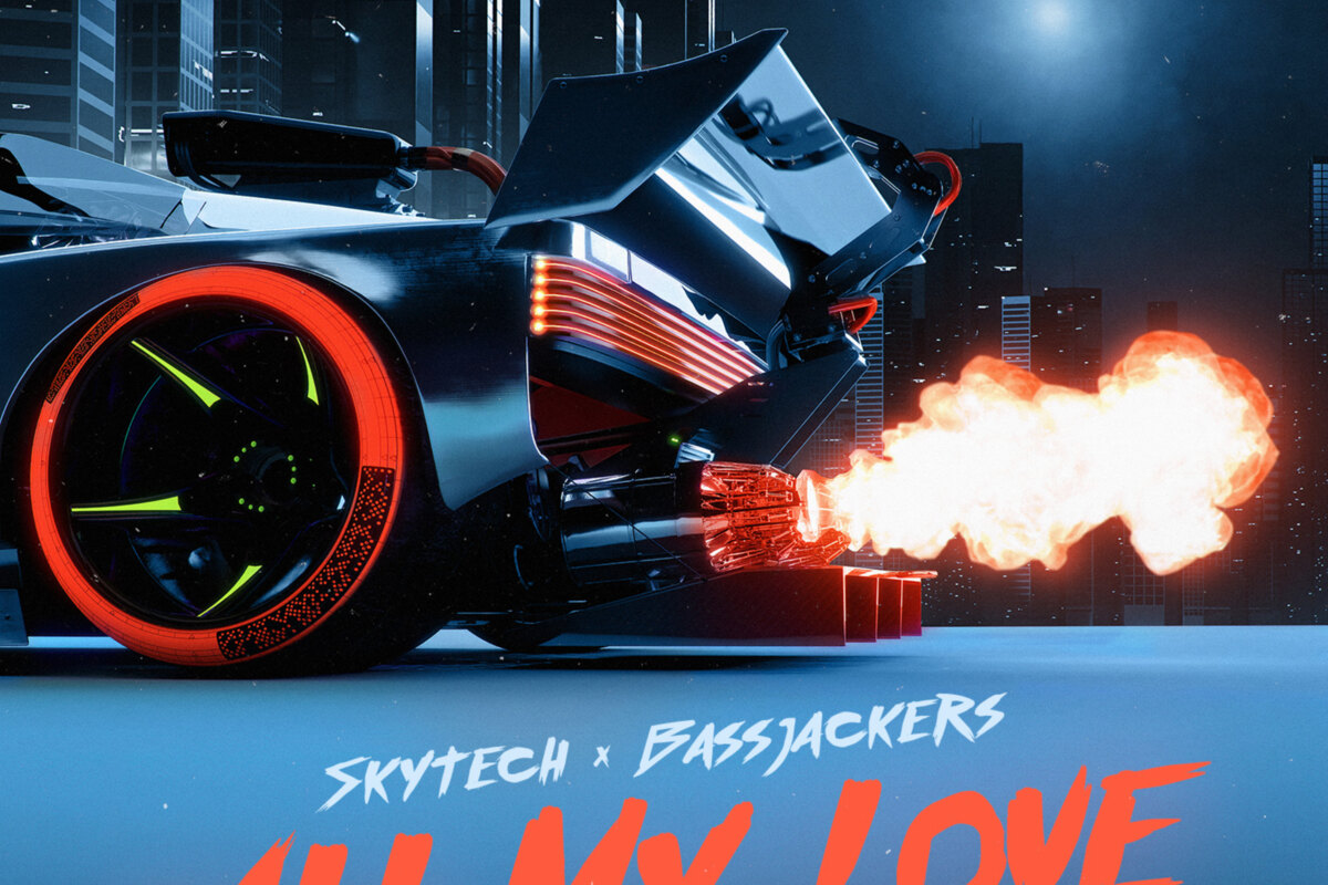 Skytech & Bassjackers fuse retro-wave and big-room on "All My Love" (out now on CYB3RPVNK)