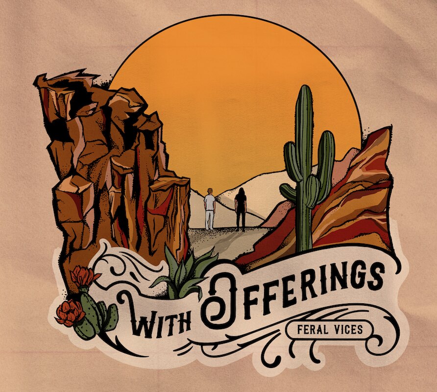 Louisville KY Alt-Duo Feral Vices Releasing 5-Song EP 'With Offerings' on December 3rd; Stream The New Single + Video "Mass Produce Your Revolution"