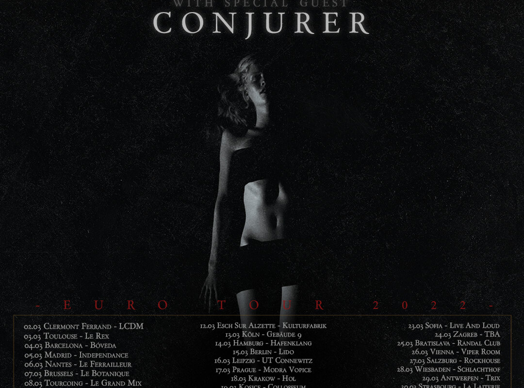 Celeste announce European Tour with CONJURER