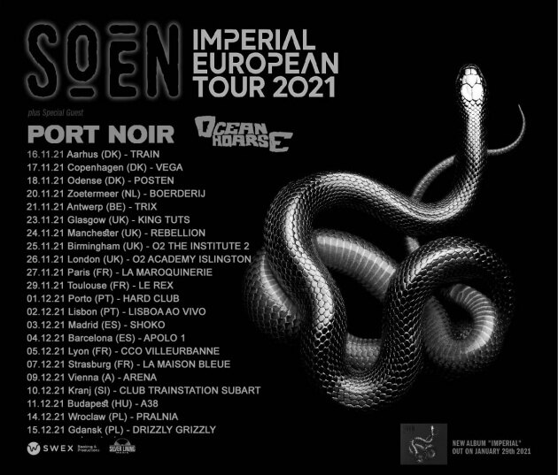 the upcoming tour of Oceanhoarse