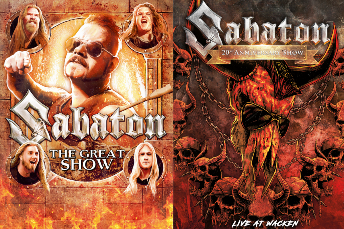 Sabaton announce live double-DVD&BluRay "The Great Show" and "The 20th Anniversary Show" to be released on November 19th